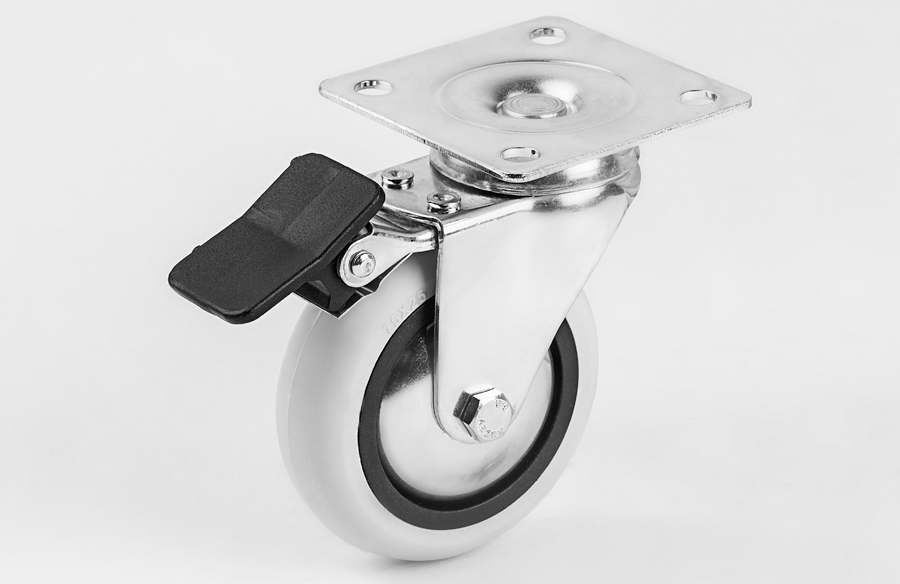 Опора колесная ролик из ПВХ